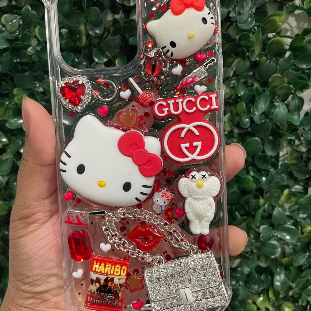 Hello Kitty Red and White Phone Case